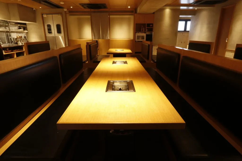 テーブル席の画像