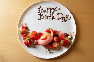 【誕生日･記念日】ビーフキッチンのデザートプレートの画像